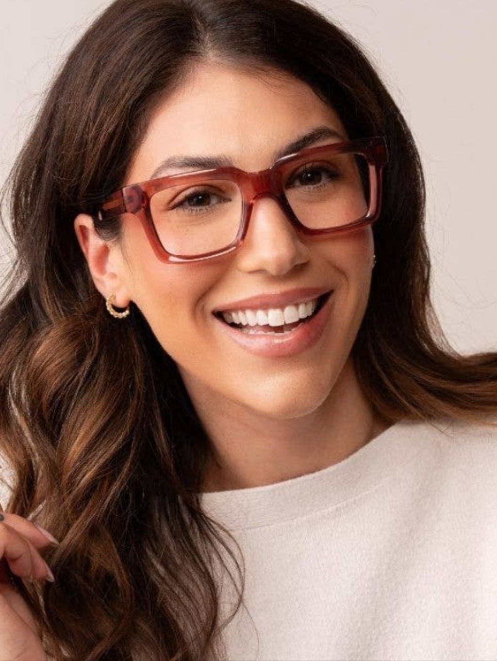 Peepers Square Frame Eyeglasses- Amber Tortoise